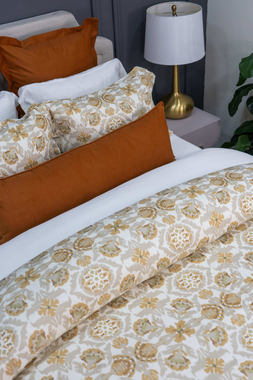 ALT_Funda de duvet estampado de algodón y lino, estilo hotel 5 estrellas