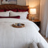 Duvet cover Luxury de algodón Metelasse Royal, tono blanco y textura sofisticada