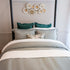 Detalle de la tela Lyocell en duvet cover, fibra natural con brillo sutil y tacto sedoso