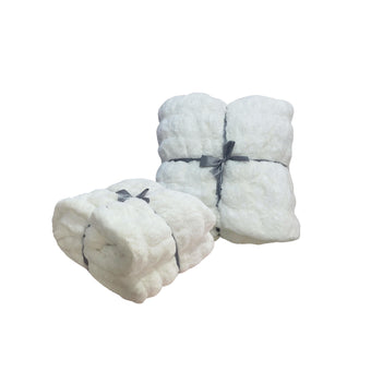 Plush Bunny Throw