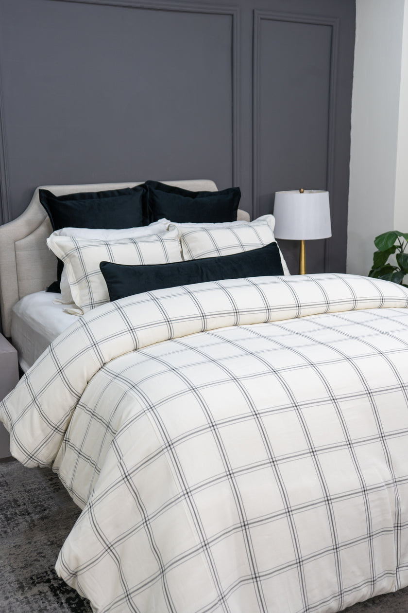 ALT_Funda de duvet estampado de algodón, estilo hotel 5 estrellas