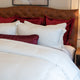 Duvet cover Luxury de algodón Metelasse Royal, tono blanco y textura sofisticada