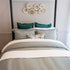 Detalle de la tela Lyocell en duvet cover, fibra natural con brillo sutil y tacto sedoso