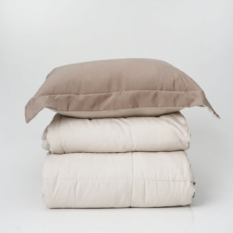 Comforters reversible sólidos