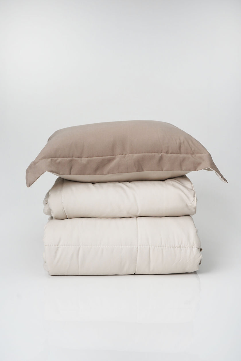Comforters reversible sólidos