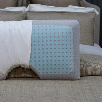 Almohada ergonómica CarbonCool® para hombros, frescura avanzada y soporte cervical