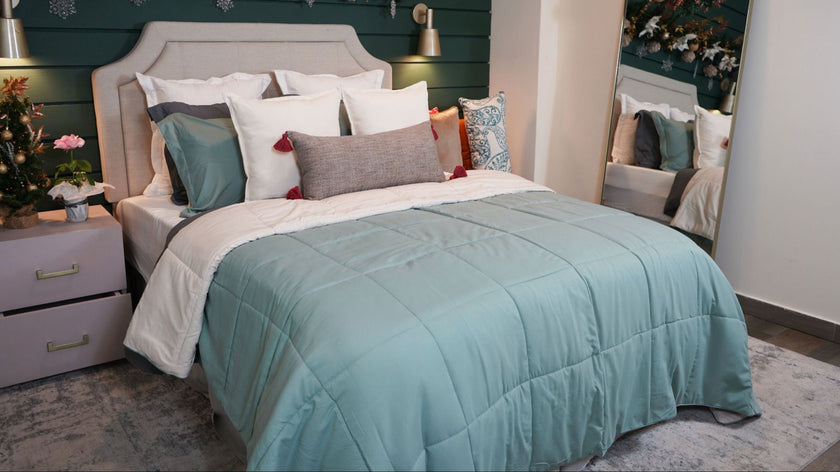 Comforters reversible sólidos