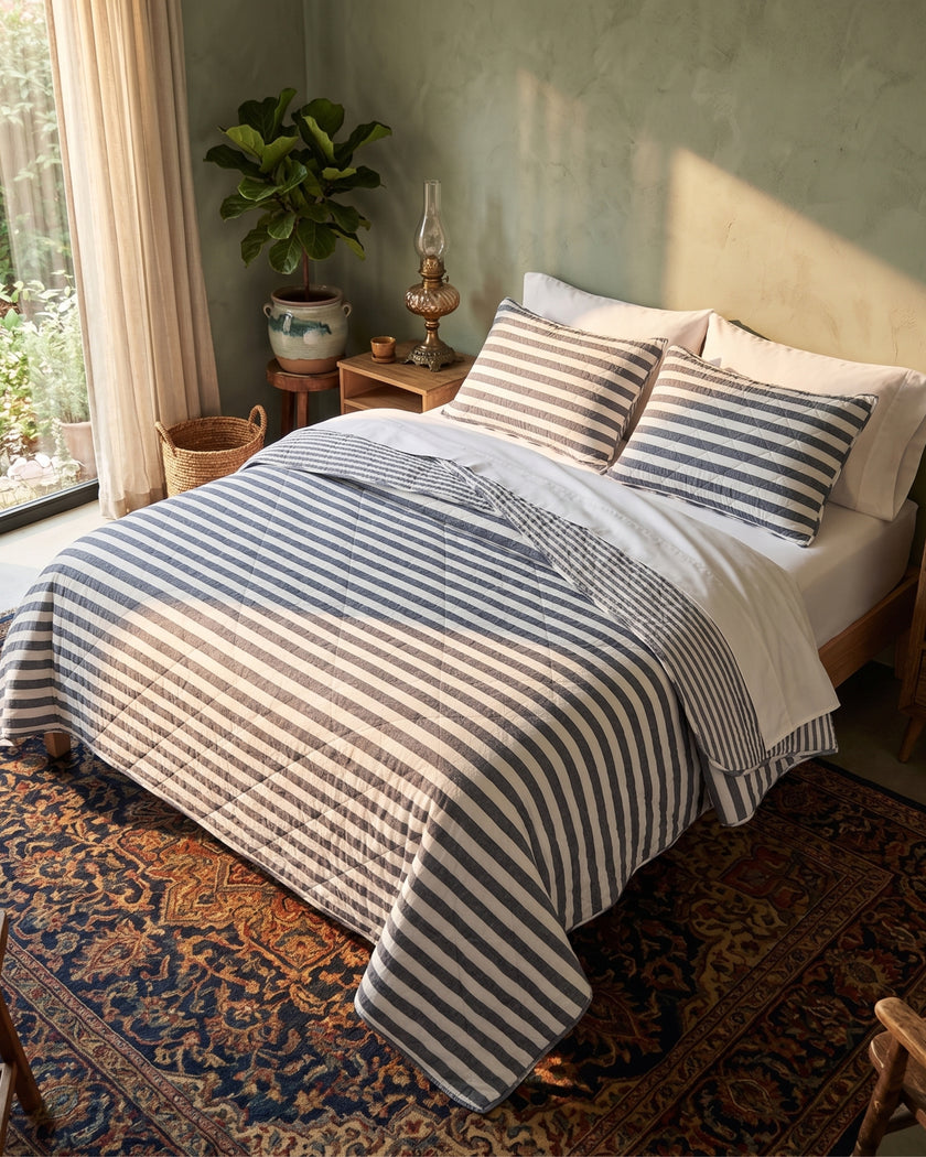 Modern Stripe- Cubrecama