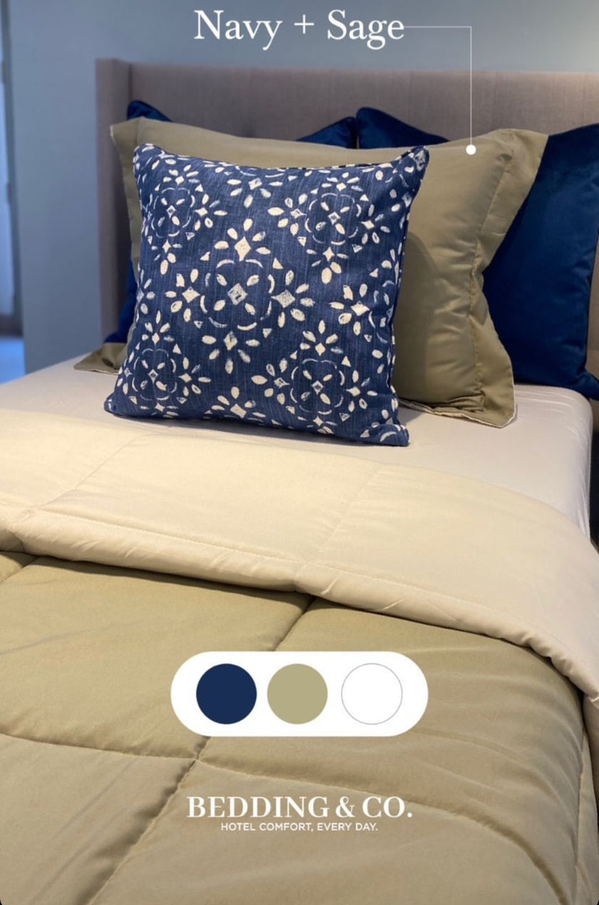 Comforters reversible sólidos